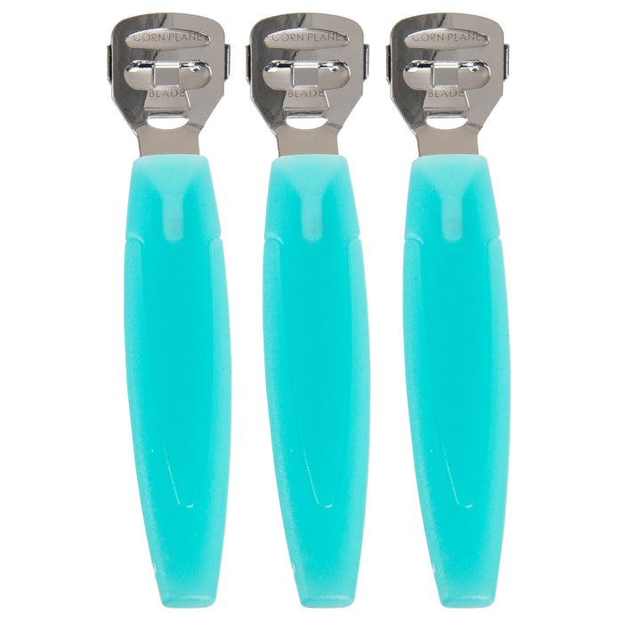 3 Pc Callus Remover Hard Dead Skin Corn Cutter Shaver Pedicure Foot Tool Blades