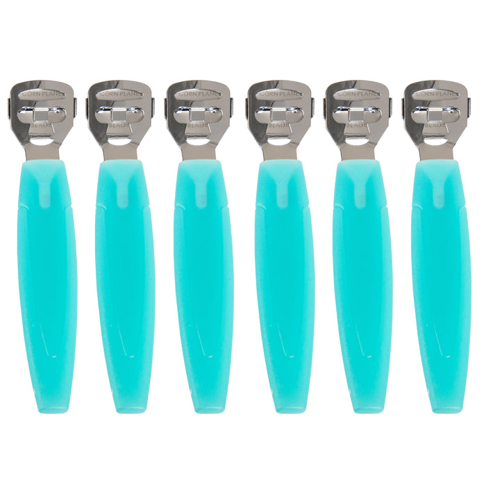 6 Pc Callus Remover Feet Hard Skin Remover Corn Shaver Pedicure Replace Blades