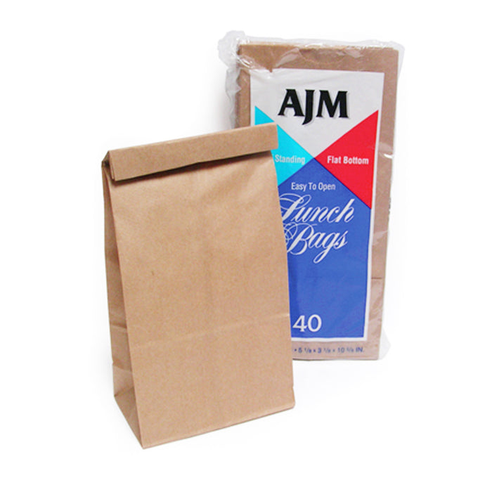 80 Brown Paper Lunch Bags Snack Bags Kraft Paper Merchandise Grocery Party Bags