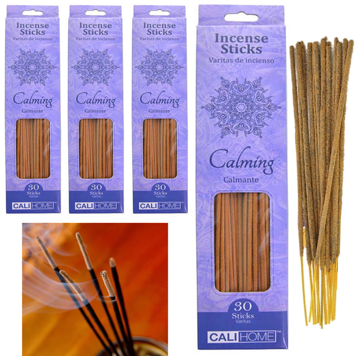 120 Calming Aroma Therapy Incense Sticks Burning Fragrance Anti Stress Scents