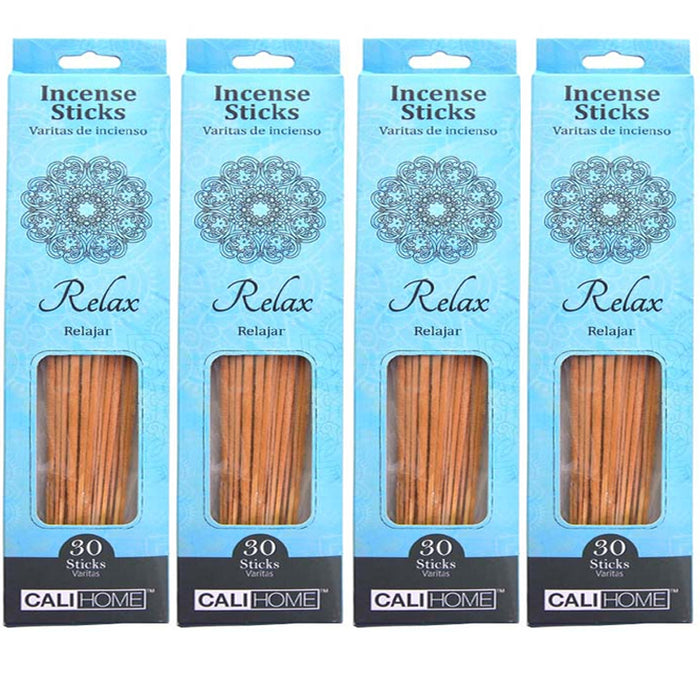 120 Relax Incense Sticks Burning Fragrance Aroma Therapy Concentrated Scents
