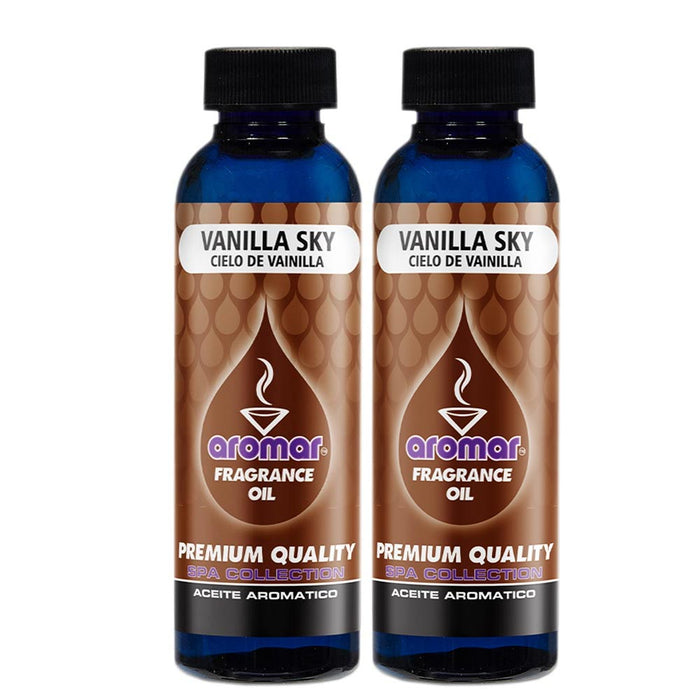 2PC Fragrance Oil Aromatherapy Vanilla Scented Diffuser Burner Air Purify Home