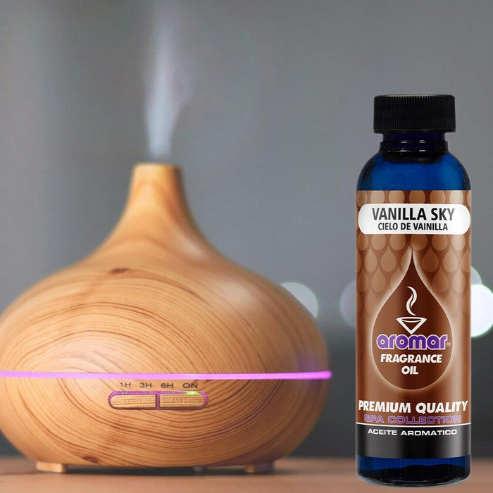 2PC Fragrance Oil Aromatherapy Vanilla Scented Diffuser Burner Air Purify Home