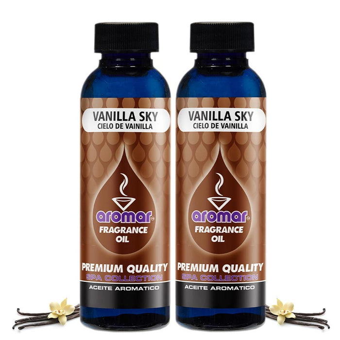 2PC Fragrance Oil Aromatherapy Vanilla Scented Diffuser Burner Air Purify Home