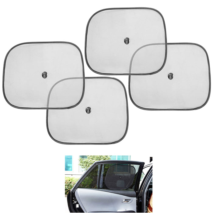 4 Pc Pop Up Auto Sun Shade Passenger Side Windows Heat Reflector Car SUV Truck
