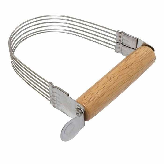 3 Pc Wire Pastry Blender Stainless Steel Wood Grip Dough Cutter Flour Mixer Cake