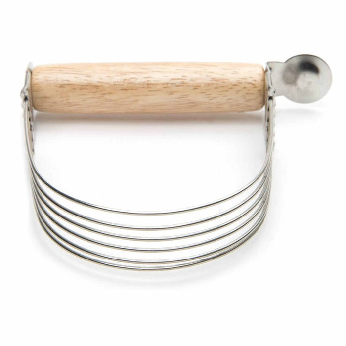 3 Pc Wire Pastry Blender Stainless Steel Wood Grip Dough Cutter Flour Mixer Cake