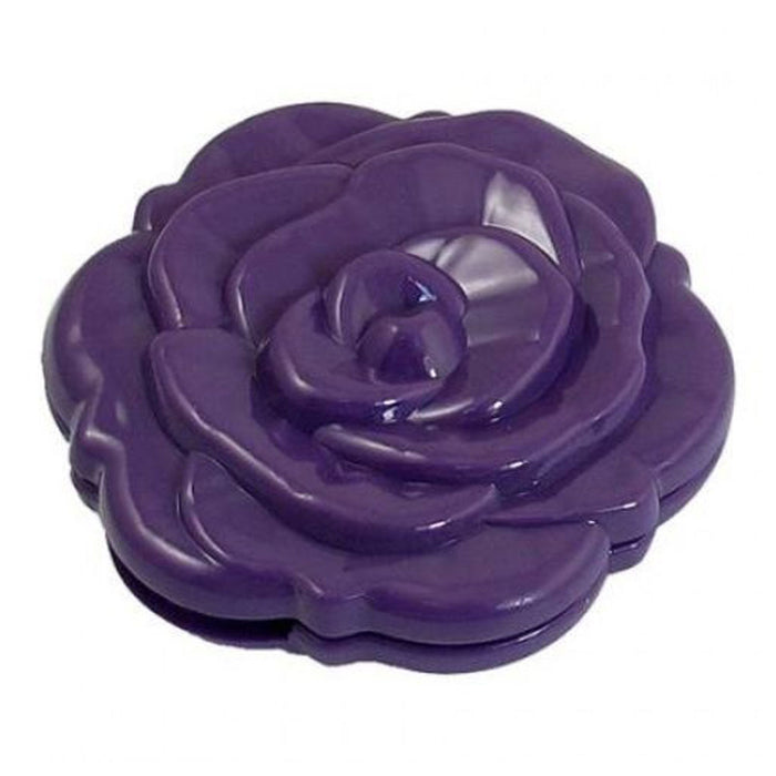 2 Pc Rose Magnifiying Makeup Pocket Small Mirror Portable Women Cosmetic Travel