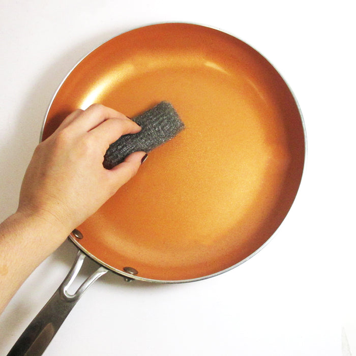 Steel Wool 12 Pads Super Fine Final Finish Polish Kitchen Grill Wire Pan Cleaner