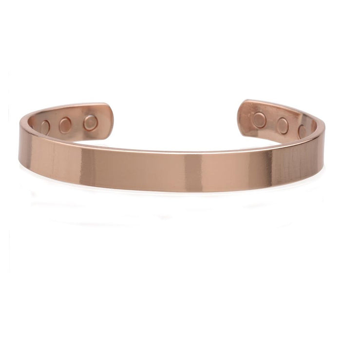 1 Elegant Copper Bracelet 100% Pure Solid Magnetic Bangle Pain Relief Arthritis