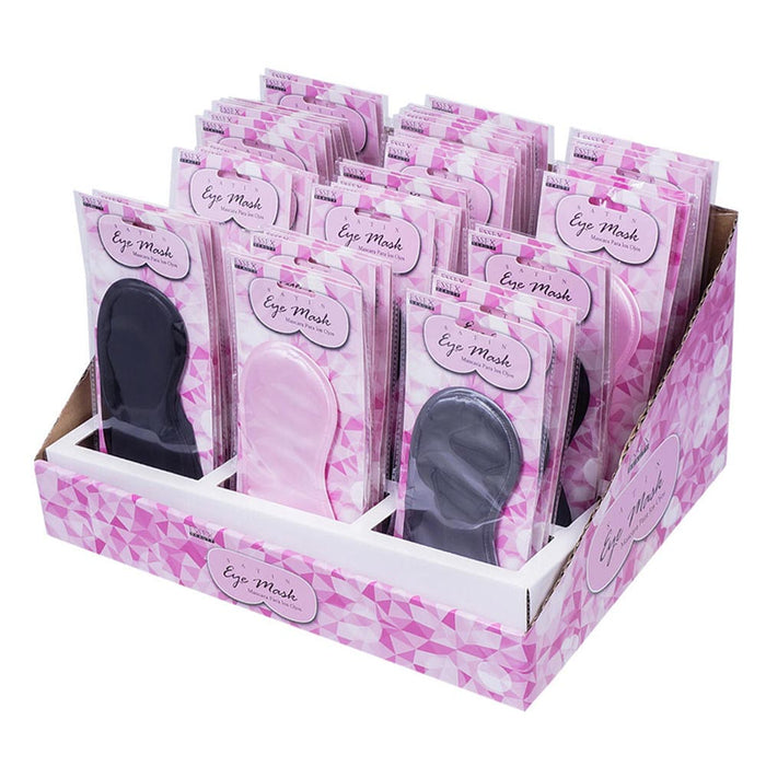 2 PCS Eye Mask Sleep Silk Shade Cover Blindfold Travel Relax Rest Sleeping Patch