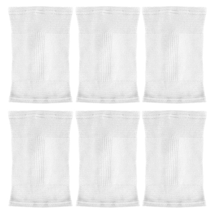 6 Pc Knee Brace Support Elastic Sleeve Compression Wrap Leg Pain Relief Sports