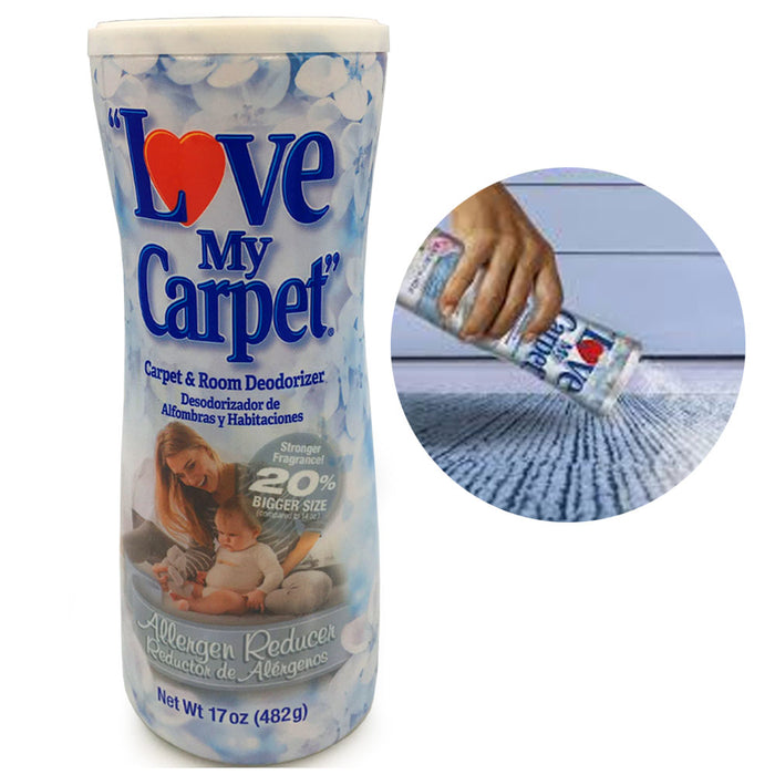 1 Love My Carpet Refresher Room Deodorizer Allergen Reducer Odor Eliminator 17oz