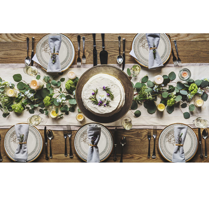 40 Pack 9" Silver Gold Paper Plates Party Disposable Wedding Birthday Tableware