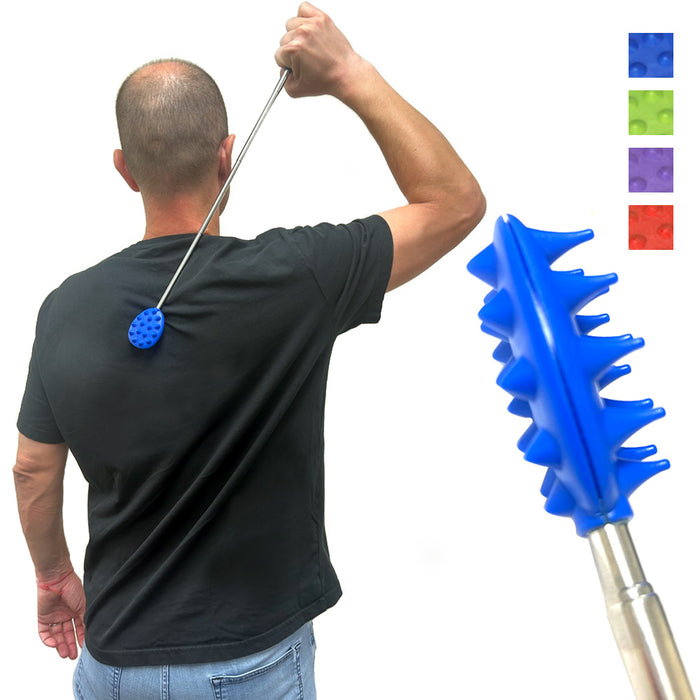 1 Extendable Cactus Back Scratcher Double Side Itch Relieve Back Neck Head Beard Body
