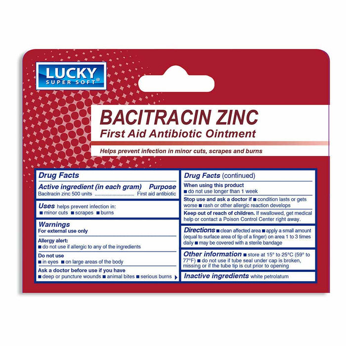 1 Bacitracin Zinc Cream Ointment Problem Skin Protectant Rash Itchiness Relief