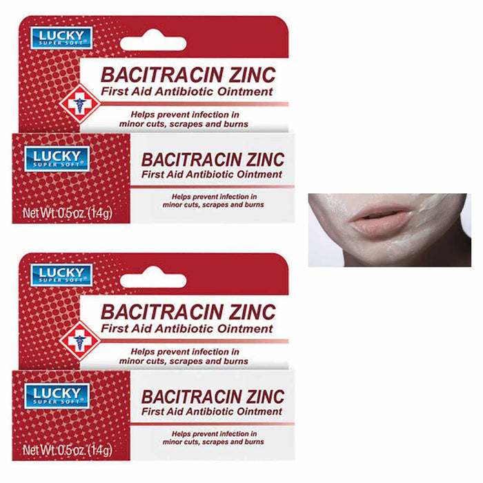 2 Bacitracin Zinc Cream Ointment Problem Skin Protectant Rash Itchiness Relief