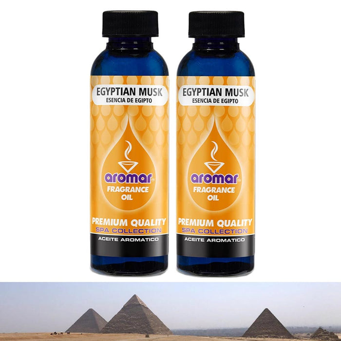 2PC Egyptian Musk Scented Fragrance Oil Aroma Therapy Home Air Diffuse Burning