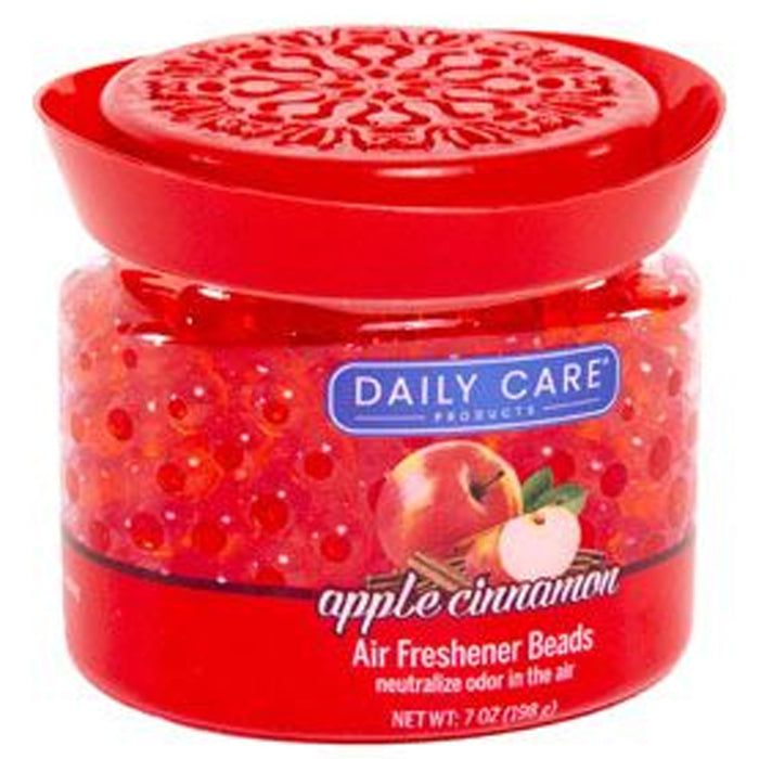 1 Apple Cinnamon Scent Gel Beads Pearl Air Freshener Scented Odor Eliminator 7oz