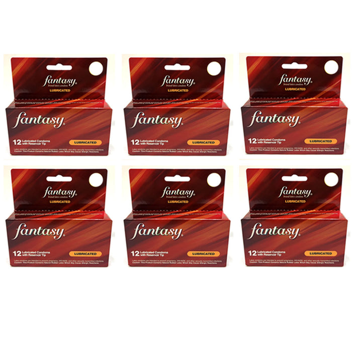 72 Ct Bulk Fantasy Latex Lubricated Condoms Protection Natural Raw Feeling Lubed