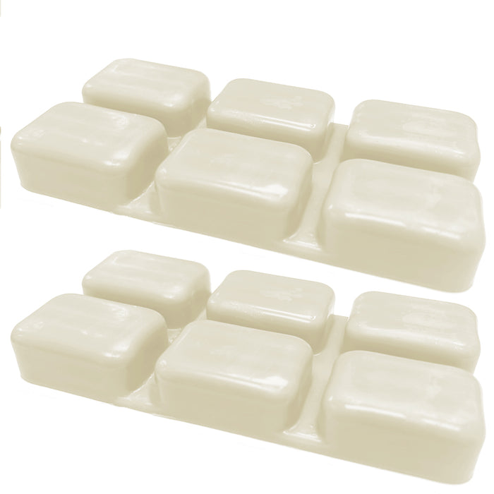 2pk Wax Melts Cotton Tarts Snap Bars 2.5oz Scented 12 Cubes 100% Paraffin Aroma
