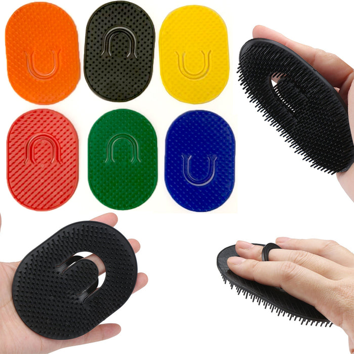 2 Pocket Hair Shampoo Brush Scalp Body Massage Comb Conditioner Clean Head Care