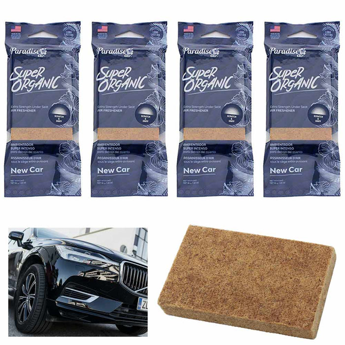 4 Pc Scent New Car Air Freshener Block Stone Under Seat Office Home Fragrance