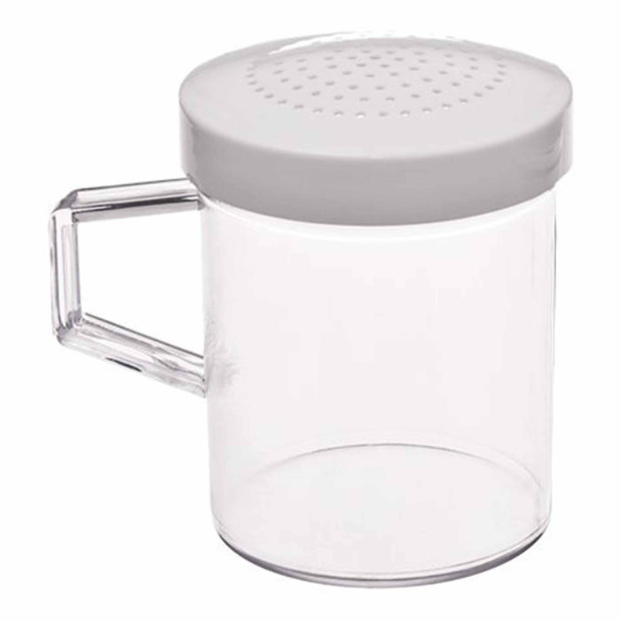 4 X Dredger Shakers Handle Spice Container Flour Sugar Salt Pepper Seasoning 8oz