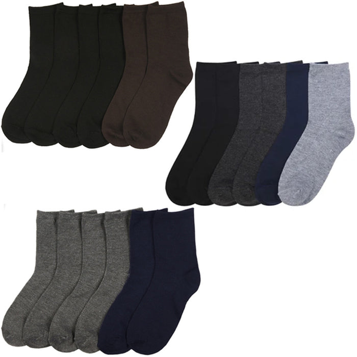 12Pair Boys Crew Dress Socks 2T 3T Kids Toddler Solid Color Asst Casual Ahtletic