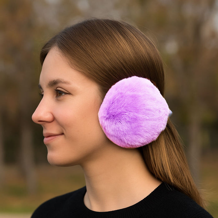1 Pc Womens Faux Fur Fluffy Ear Muffs Warmer Plush Band Earmuffs Earlap Winter