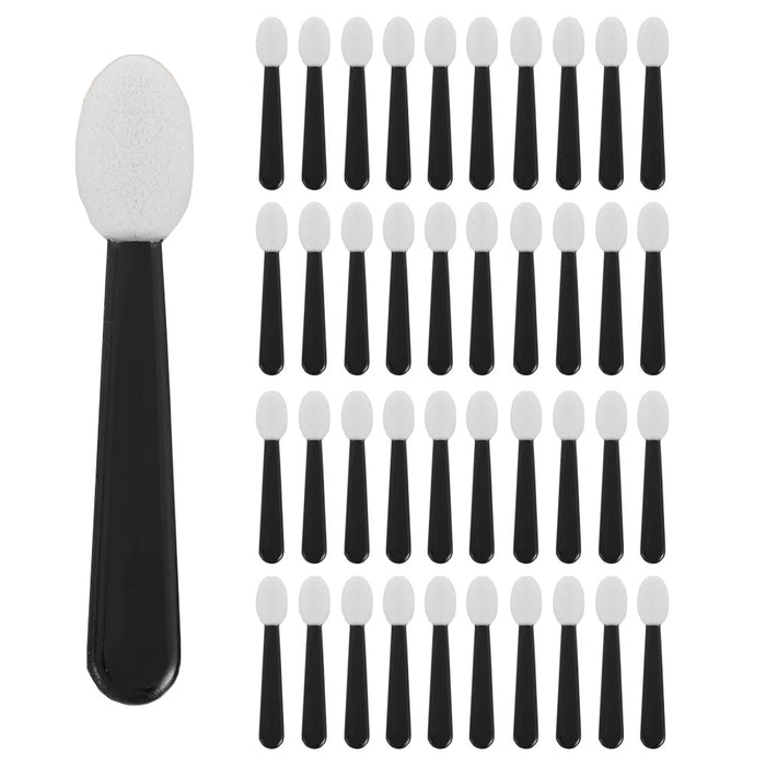 40 Pc Eyeshadow Applicators Disposable Soft Sponge Brush Tip Makeup Eye Lip Tool