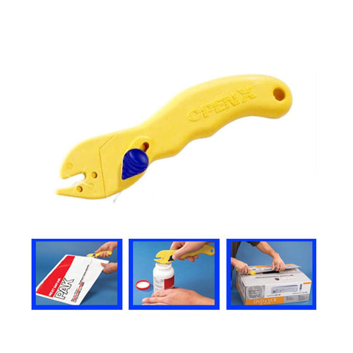 Plastic Openex Universal Knife Bag Box Dual Blade X Opener Package Slide Tool  !