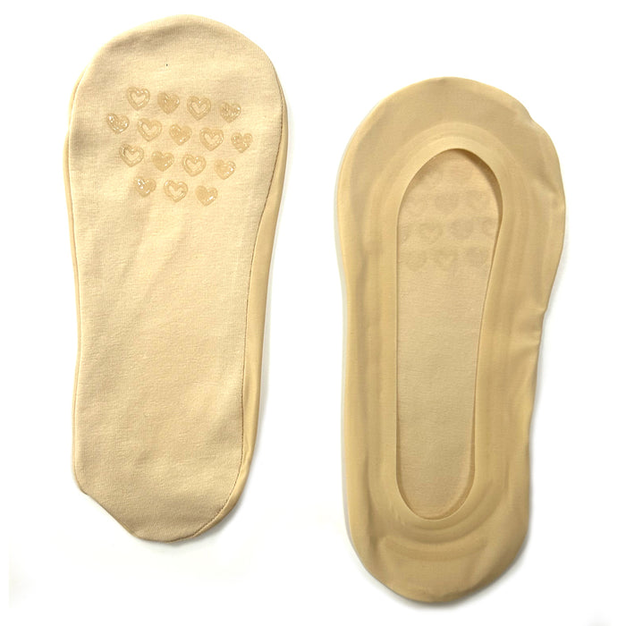 6pk No Show Socks Women Nude Flats Non Slip Foot Liner Invisible Ultra Low 9-11