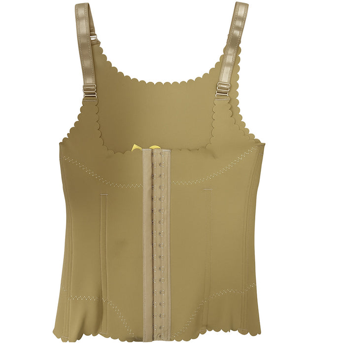 Waist Cincher Corset Shapewear for Women Tummy Control Body Shaper Beige Small