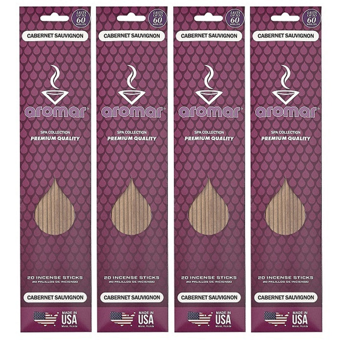 80 Cabernet Sauvignon Incense Sticks Fragrance Aroma Therapy Hand Dipped Scented