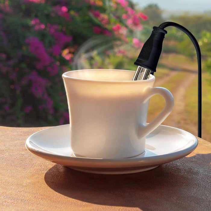 Lewis N Clark Water Heater Portable Electric Immersion Element Boiler Travel New