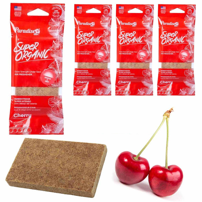 4 Paradise Super Organic Cherry Scent Air Freshener Block Stone Aroma Fragrance