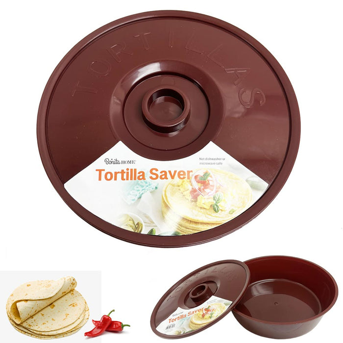 1 Pc Mexican Tortilla Warmer Pancake Keeper Tacos Container Server Round 8 Inch