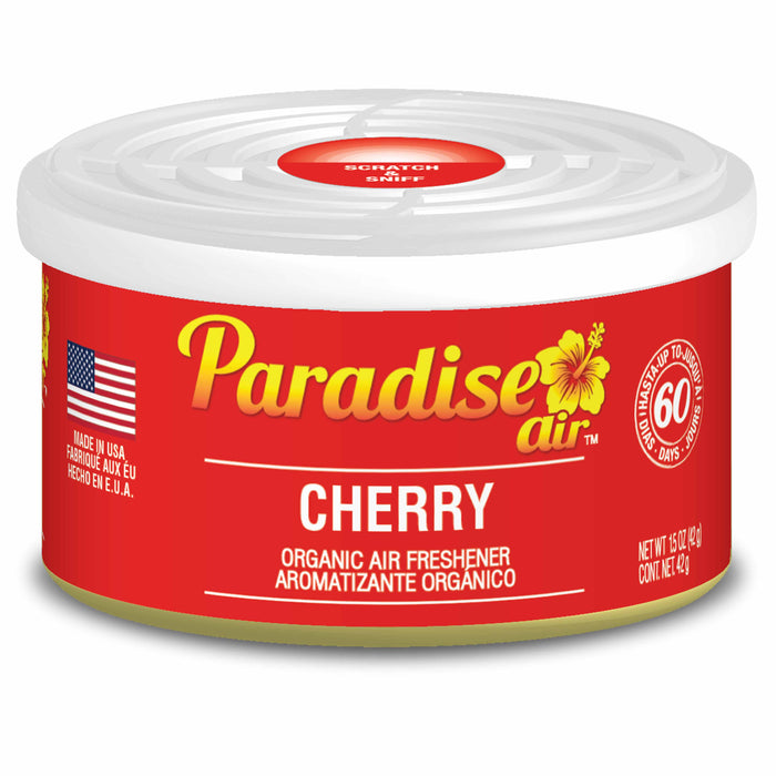 1 Pc Paradise Organic Air Freshener Cherry Scent Fiber Can Home Office Car Aroma