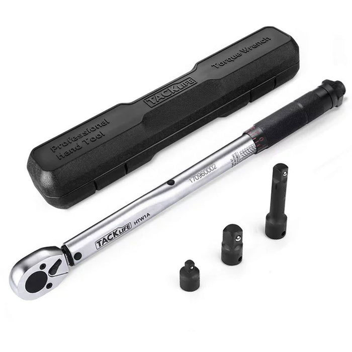 6pc Set High Precision 3/8'' Drive Click Torque Wrench 10-80 FT LB 13.6-108.5 Nm