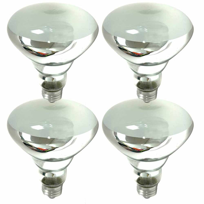 4pack 100W 100 Watt R30 R 30 120V Medium Base Flood Light Bulb Frosted Reflector
