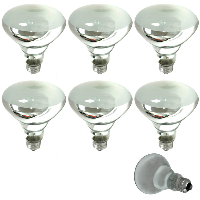 6 Reflector Flood Light Bulb 100w 120v R30 Medium Base Replacement Lighting Lamp