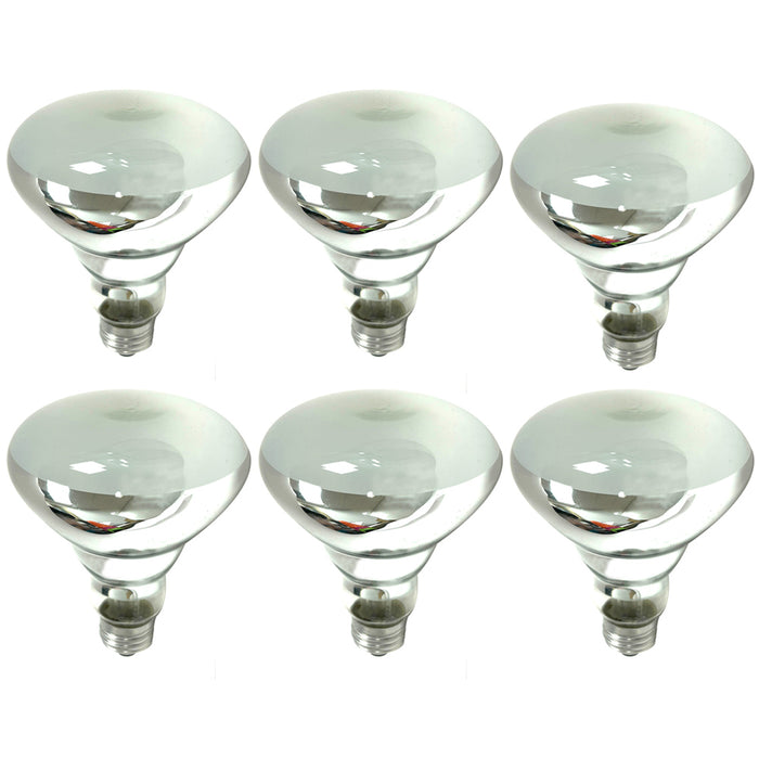6 Reflector Flood Light Bulb 100w 120v R30 Medium Base Replacement Lighting Lamp