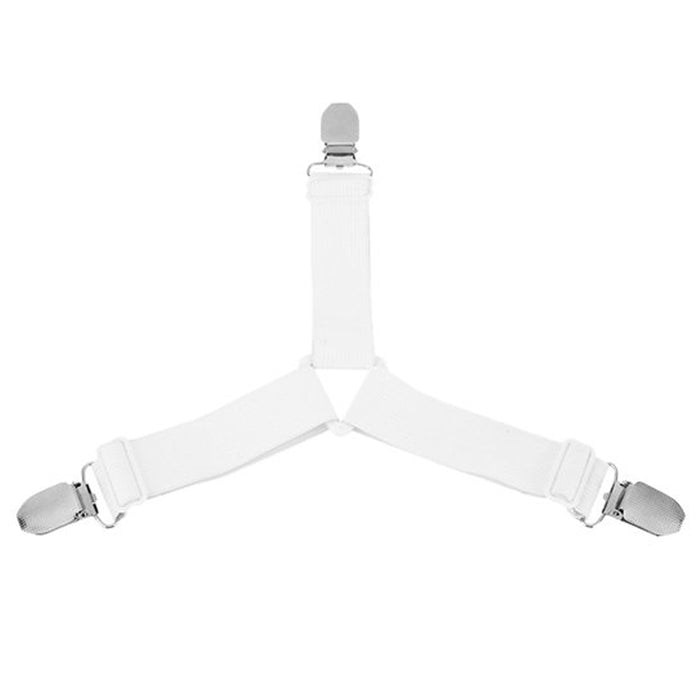 8 Pc Bed Sheet Clips Suspender Straps Mattress Fastener Holder Triangl —  AllTopBargains
