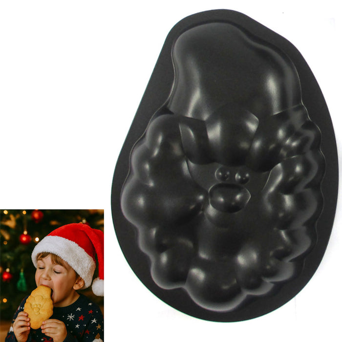 Christmas Tree Baking Pan Mold Metal Cookie Cutter Mini Cake Pan Holiday Party !