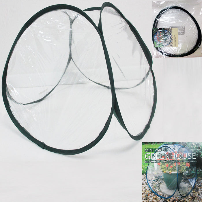 Mini Pop Up Greenhouse Pvc Tent Garden Plants Lawn Crops Pot Protector Outdoor