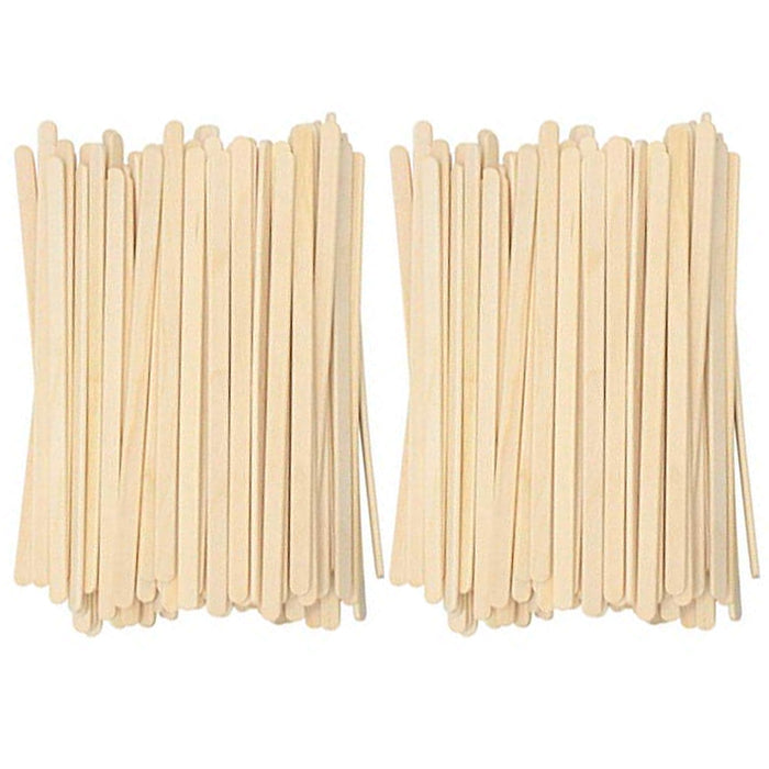1000 Wooden Sticks Coffee Stirrers Cocktail Mixer Drink Swizzle Mix Bar Crafts