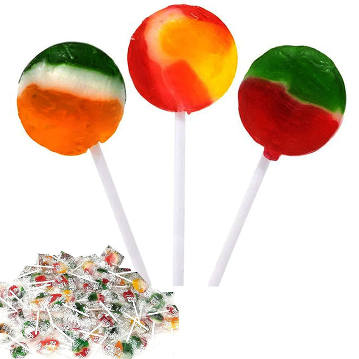 200 Ct Tiger Pops Lollipops Bulk Fruity Sweet Flavor Suckers Flat Candies 70.5oz
