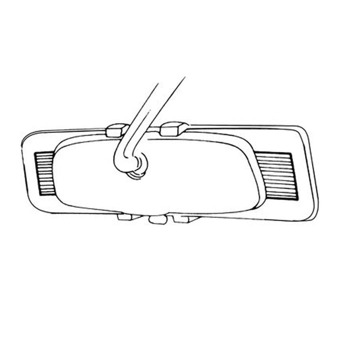 Mirror XL Vision Panoramic Rear View 17 inches Wide Angle Convex Car Truck SUV