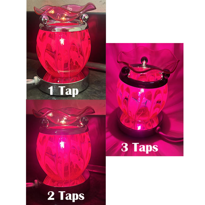 Pink Electric Lamp Scented Oil Warmer Tart Wax Burner Bulb Fragrance Diffusers
